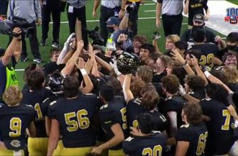 Canadian Raises up the State Title Trophy | UIL State Championship