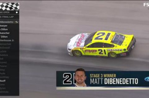 Matt DiBenedetto wins final stage of All Star Open race | NASCAR on FOX
