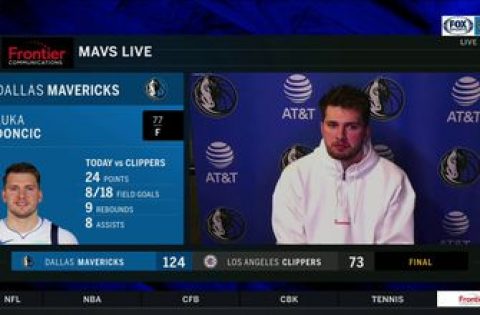 Luka Doncic on the Big Mavs Win over the LA Clippers