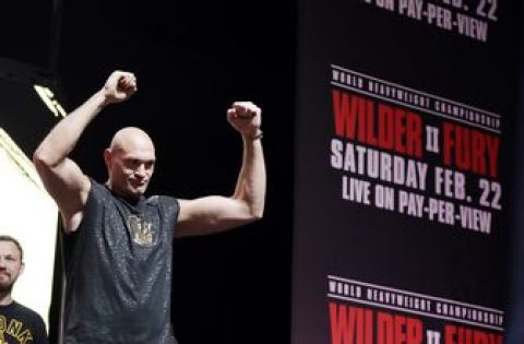 Fury and Wilder weigh in big for their big heavyweight fight