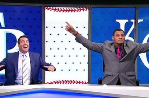 WHO CALLED IT? THIS GUY! Rich Hollenberg, Orestes Destrade get pumped for Lowe’s HR