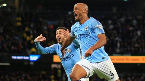 Man City 1-0 Leicester: Vincent Kompany is an incredible player – Pep Guardiola