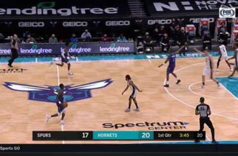 HIGHLIGHTS: Vassell to Mills for full-court pass and bucket