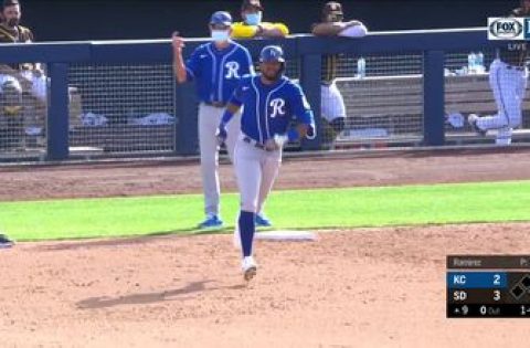 WATCH: Kelvin Gutierrez hits a go-ahead homer in Royals’ win over Padres