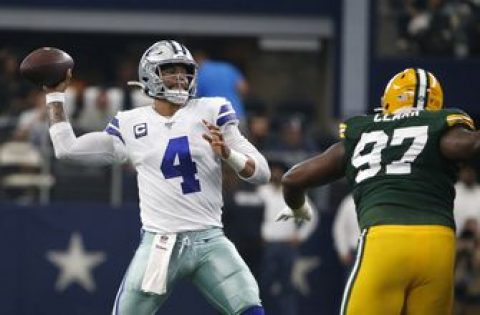 Cowboys’ Prescott stays upbeat amid uptick in interceptions