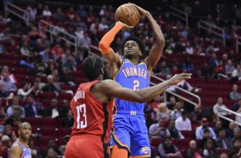 Paul, Thunder rally for 112-107 win over struggling Rockets