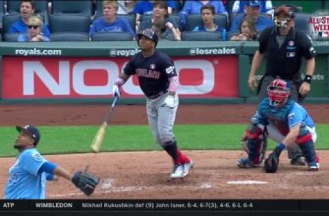 HIGHLIGHTS: Indians take control of game with 6-run 7th inning