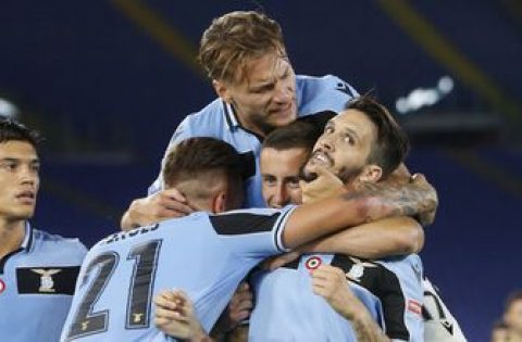 Title-chasing Lazio comes from behind to beat Fiorentina 2-1