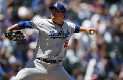 Dodgers’ Ryu placed on injured list due to neck soreness