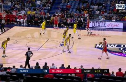 WATCH: JJ Redick nails the 3-pointer putting the Pels ontop | Pelicans ENCORE