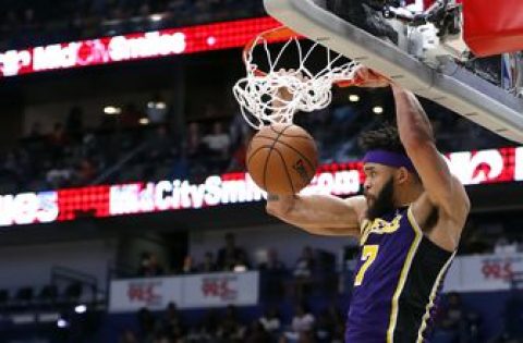McGee, Caruso, Rondo push Lakers past Pelicans, 130-102