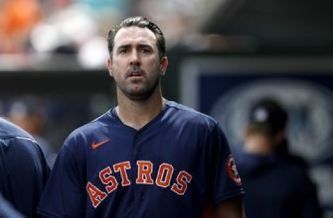 Justin Verlander has lat strain, unlikely to be ready for opener