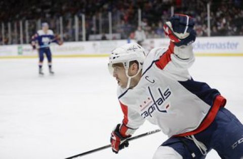 Ovechkin’s 2nd straight hat trick lifts Caps past Isles 6-4
