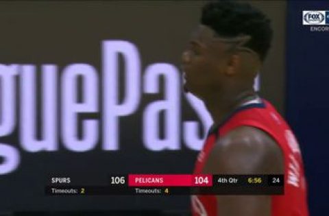 WATCH: Zion Williamson makes it a Two-Point Game | Pelicans ENCORE