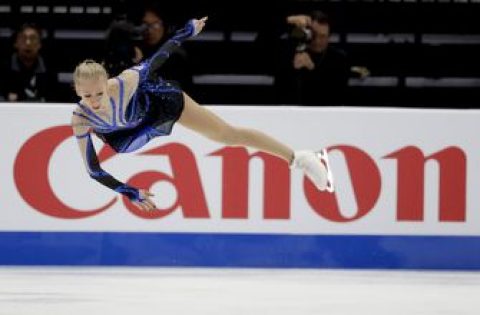 Tennell leads after ladies short program at Four Continents