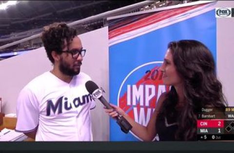 Miami-based artist William Osorio on mural he created for Marlins Impact Week