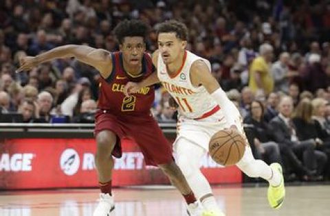 Young has 35 points, Hawks rout Cavs 133-111
