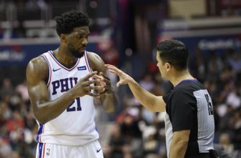 Embiid sits for 76ers vs. Hawks with sore left ankle