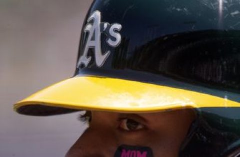 A’s place Khris Davis on injured list with hip contusion