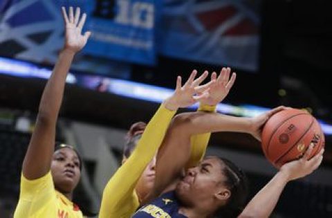 No. 8 Maryland slips by Michigan for program’s 1,000th win