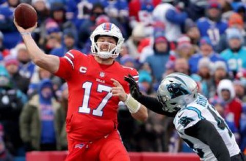 Josh Allen throws for three touchdowns and 210 yards in the Bills’ 31-14 win over the Panthers