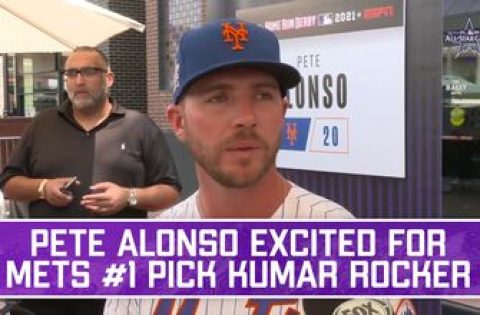 ‘He’s an extremely talented arm’ — Pete Alonso on Mets’ first-round pick Kumar Rocker