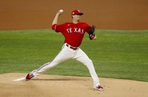 Gibson Strikes Out 8, Rangers fall to Dodgers 7-2