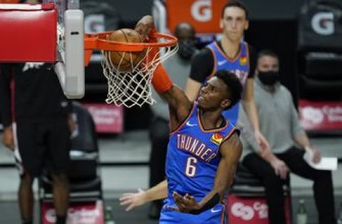Clippers beat Thunder 108-101, tie for NBA’s best record