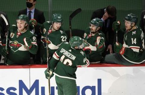 Wild beat Ducks 3-2 for 10th straight home win
