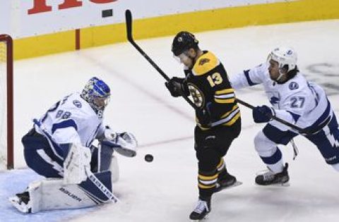 Lightning take control early, stay hot in the bubble with round-robin win over Bruins