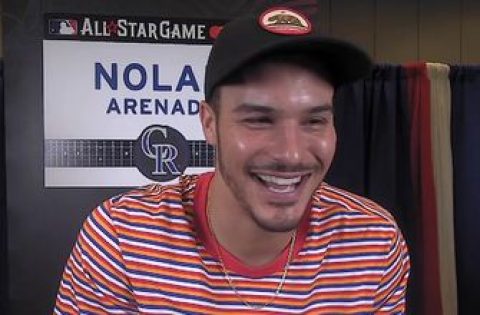 Nolan Arenado is looking forward to trading hitting secrets with fellow All-Stars