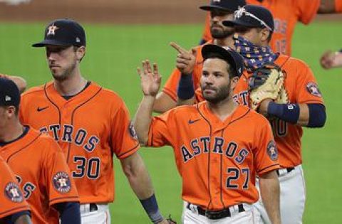 Astros explode for five runs in the first, beat Angels 6-3