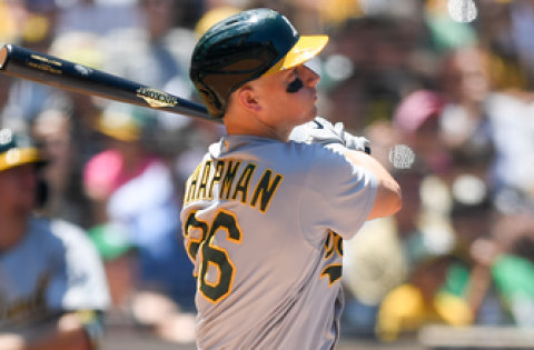 Matt Chapman, Athletics hang 10 runs on Padres