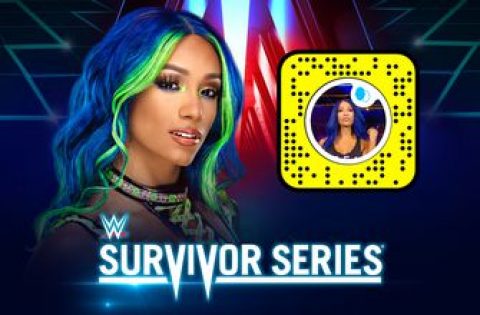 Become Sasha Banks with brand new Snapchat Cameo in honor of Survivor Series