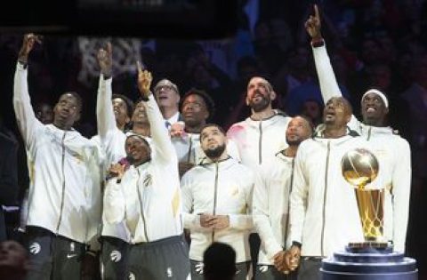 Raptors receive NBA’s biggest championship rings ever