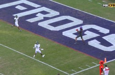 Chandler Morris delivers a beautiful 19-yard touchdown pass to extend TCU’s lead against Baylor, 30-21