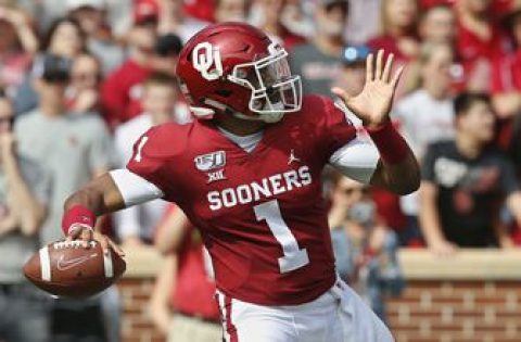 Hurts throws No. 6 Oklahoma past Texas Tech with ease