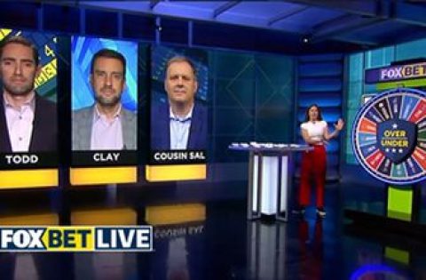 FOX Bet Live crew play Over or Under for NFL win totals | FOX BET LIVE