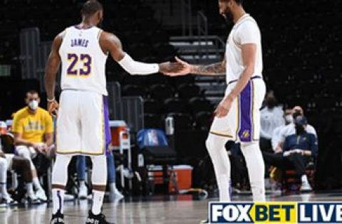Lakers chance to win the West depends on AD’s health — Clay Travis | FOX BET LIVE
