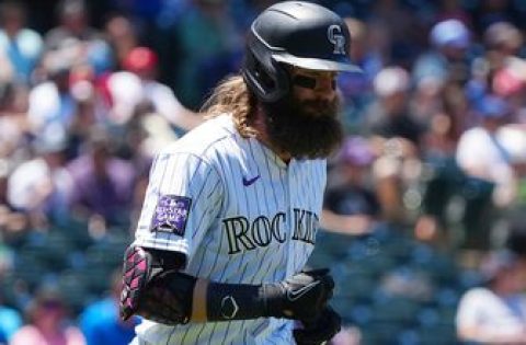 Charlie Blackmon homers and the Rockies explode for 11 runs in a win against Rangers