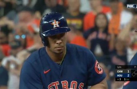 Michael Brantley drives in Jose Altuve to give Astros 2-1 lead over White Sox