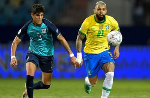 Brazil snap 11-game win streak but move on to quarterfinals after 1-1 draw with Ecuador