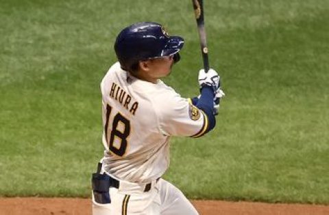 Keston Hiura sac fly in extras wins it for Brewers over Cardinals, 2-1