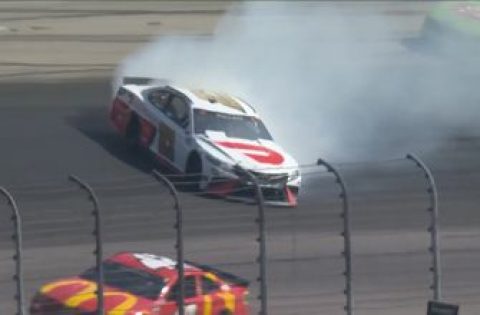 Bubba Wallace spins out at the All-Star Open