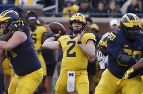 Harbaugh-led Michigan making transition to no-huddle spread