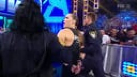 Ronda Rousey refuses to let SmackDown begin until her suspension is lifted | WWE on FOX