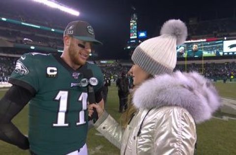Carson Wentz on pushing Eagles to brink of NFC East title: ‘We’re a resilient bunch’