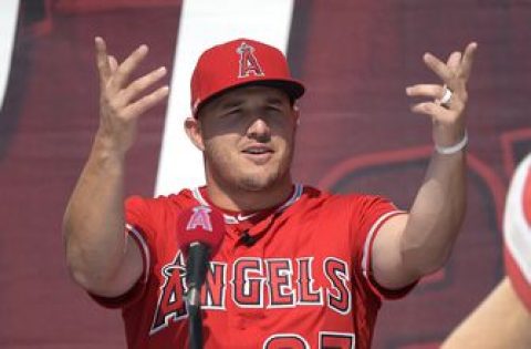 Mike Trout says he’s “an Angel for life” with new contract