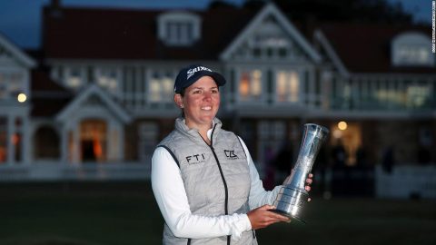 Women’s British Open: Ashleigh Buhai rallies from late collapse to win first major title in playoff