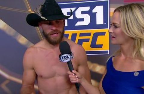 Donald Cerrone talks after impressive submission Victory | INTERVIEW | POST-FIGHT | UFC FIGHT NIGHT